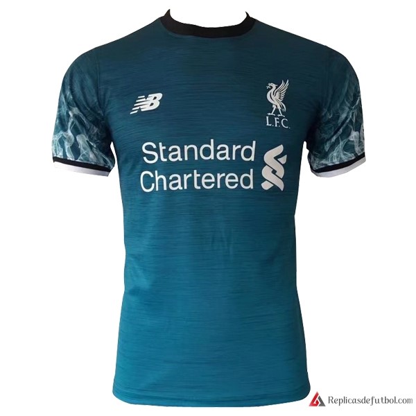Camiseta Entrenamiento Liverpool 2017-2018 Azul